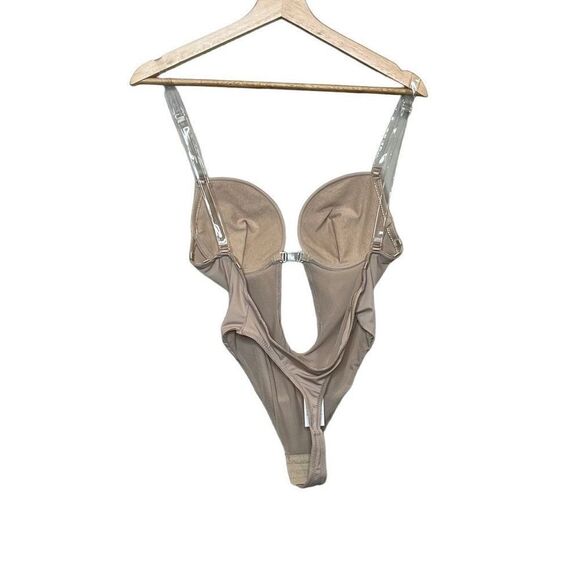 NWT nude U plunge push up backless thong full body shaper size 34 (M) - Picture 4 of 16